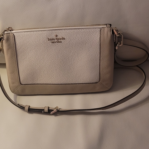 Kate Spade Cream and Tan Crossbody Bag - Picture 2 of 4